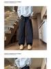Scimitar Jeans Men's Retro Wide-Leg Distressed Cargo Pants for Fall/Winter