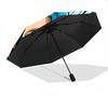 1PC Saiyan Automatic Open/Close Folding Umbrella, Windproof 8 Rib Construction, Lightweight Travel Umbrella for Women/Men,0902057