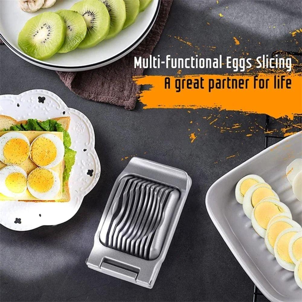 Heavy Duty Egg Slicer with Stainless Steel Wire Egg Cutter Convenient Strawberry Slicer  Tomato