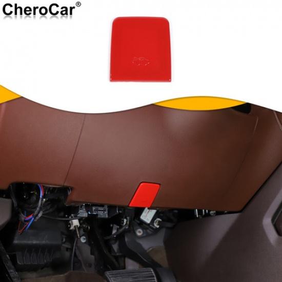 For Chevy Silverado GMC Sierra 2014-18 Engine Hood Switch Button Panel Trim Red