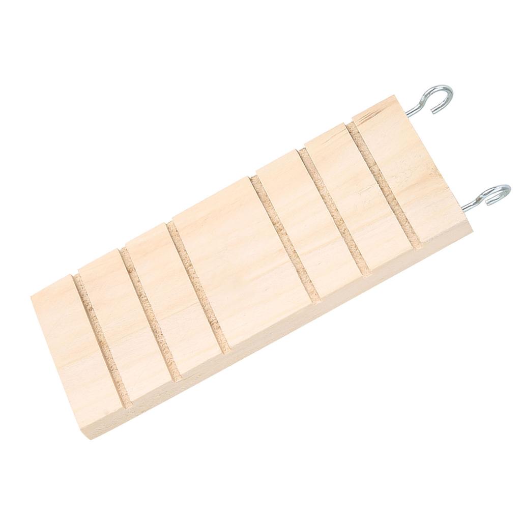 Pet Wooden Ladder Hamster Bird Stand Platform Toy Rest Board Perches Cage