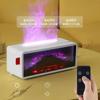 1Pc  New Simulation Fireplace Flame Aromatherapy Machine Humidifier Small Air Home Silent Bedroom Office