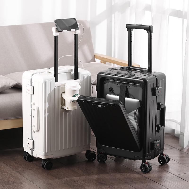 Xiaoyan Multi-functional USB Charging Front-Open Luggage