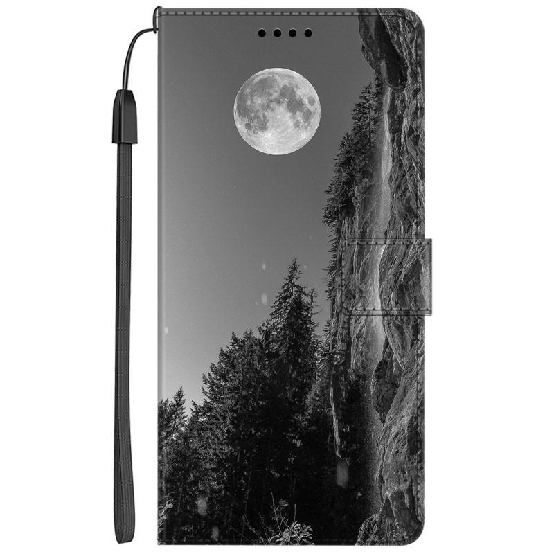 Flip Leather Case For Samsung S24 Ultra 5G Cover Book Wallet Seascape Coque for Samsung Galaxy S23 S22 S21 S20 Ultra S24Ultra