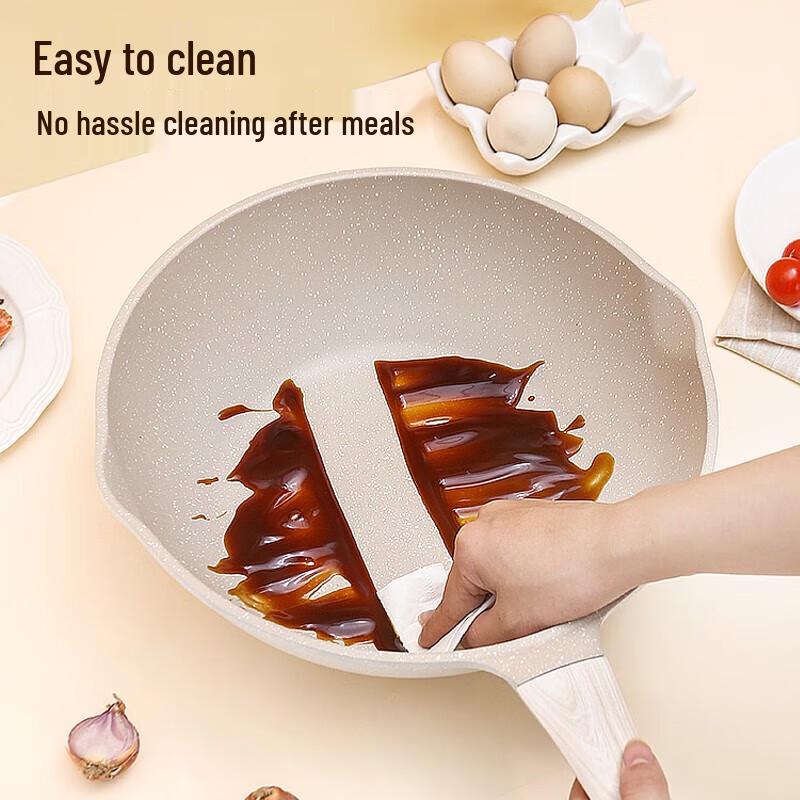 Baishide 32cm Maifan Stone Non-Stick Stir-fry Wok