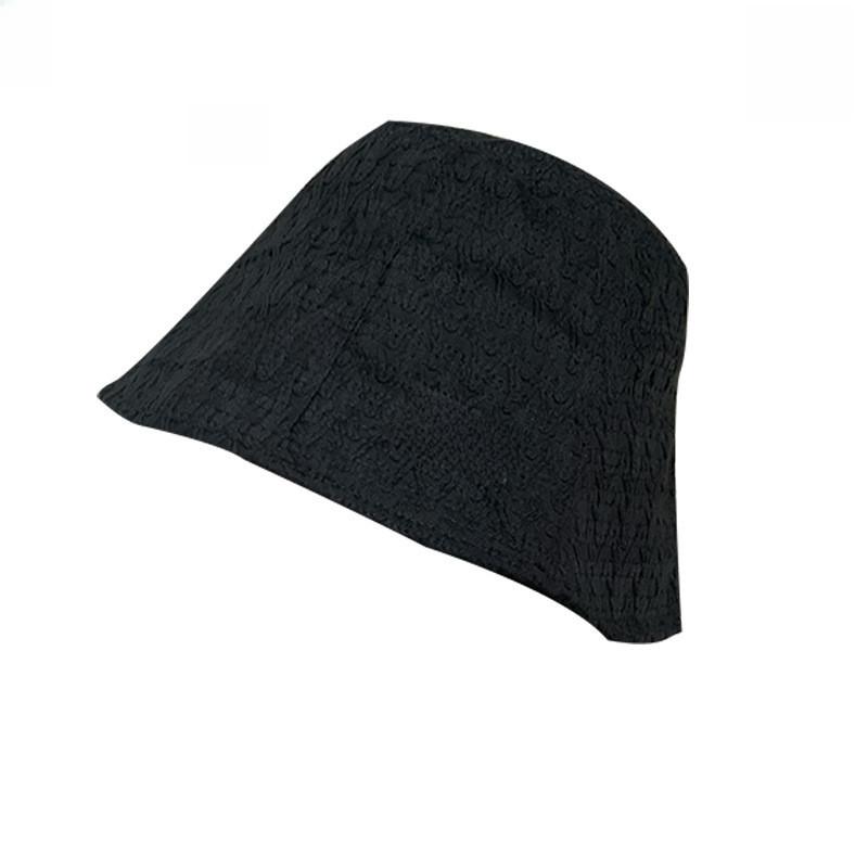 Черная шикарная летняя панама для женщин, универсальный японский корейский стиль, материал акрил