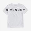 Givenchy H25447 10p 4g Star Logo Print Kids Short Sleeve Tee