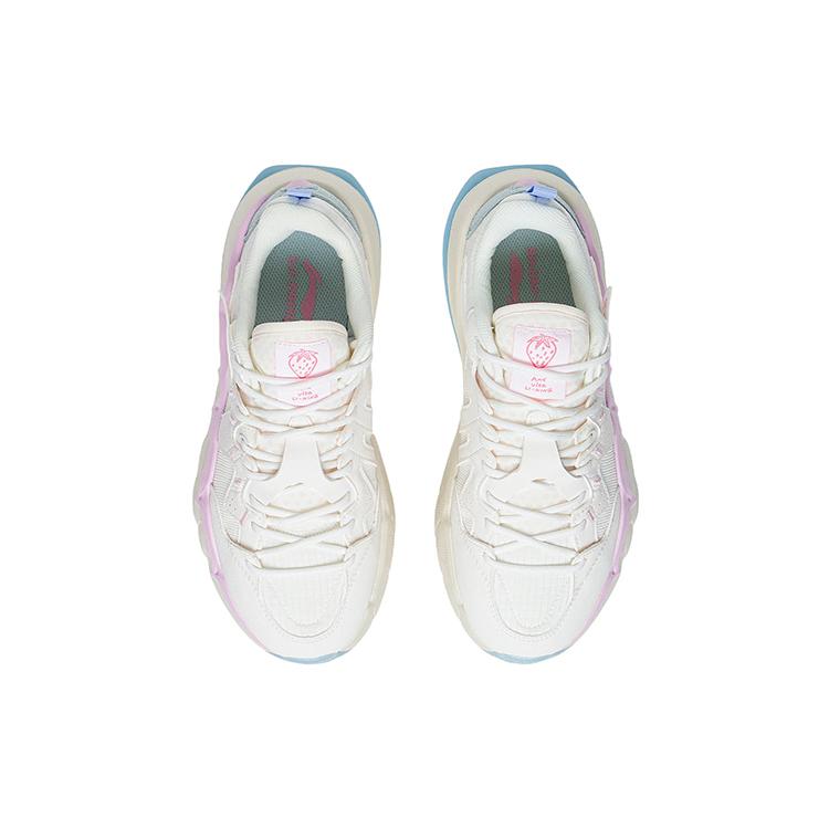 Li Ning LN Fle Cushioning Slip Resistant Abrasion Resistant Cushioning Slip Resistant Abrasion Resistant Low Top AGLS114-3