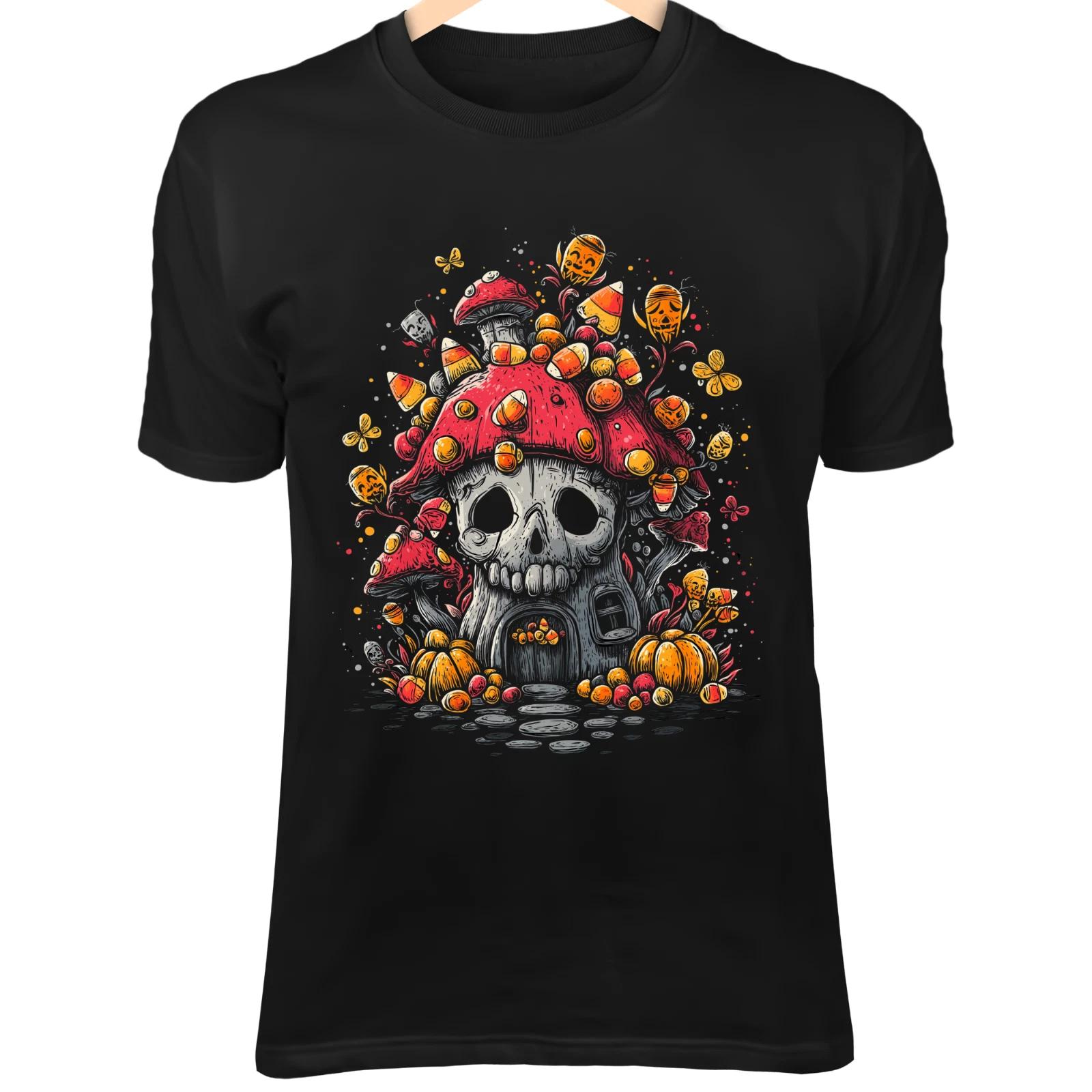 Милый Грибной Дом-Череп - Фонарики из Конфетной Кукурузы, Феи и Жуткий Хэллоуин 3XL