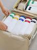 Songwol Towel Round Off Color Line 180g 5-Piece Cotton Towel + AYO Travel Pouch L Set