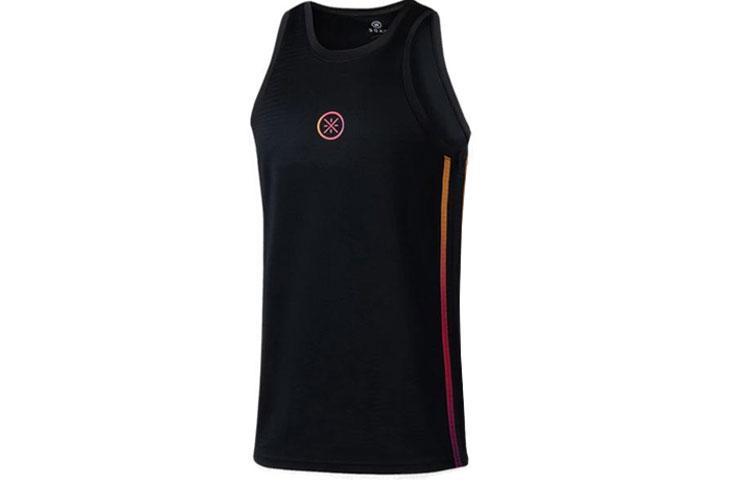 Li Ning Tank Tops Men s Black Crew Neck Moderate Other AAYT013-1 4XL