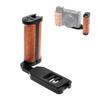 Aluminum L Side Handle Camera Stabilizers Handle Quick Release Plate Multiple Mount Slot for Enhanced Shoot Flexibility