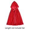 Velvet lace santa Little Red Riding Hood cloak costume cosplay cloak hat suitable for Halloween and Christmas cosplay cape