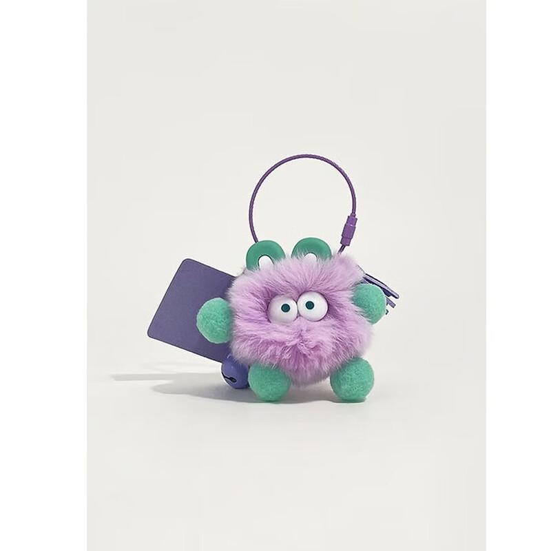 

LyzYuan Cartoon Sootball Rabbit Fur Bag Charm Keychain