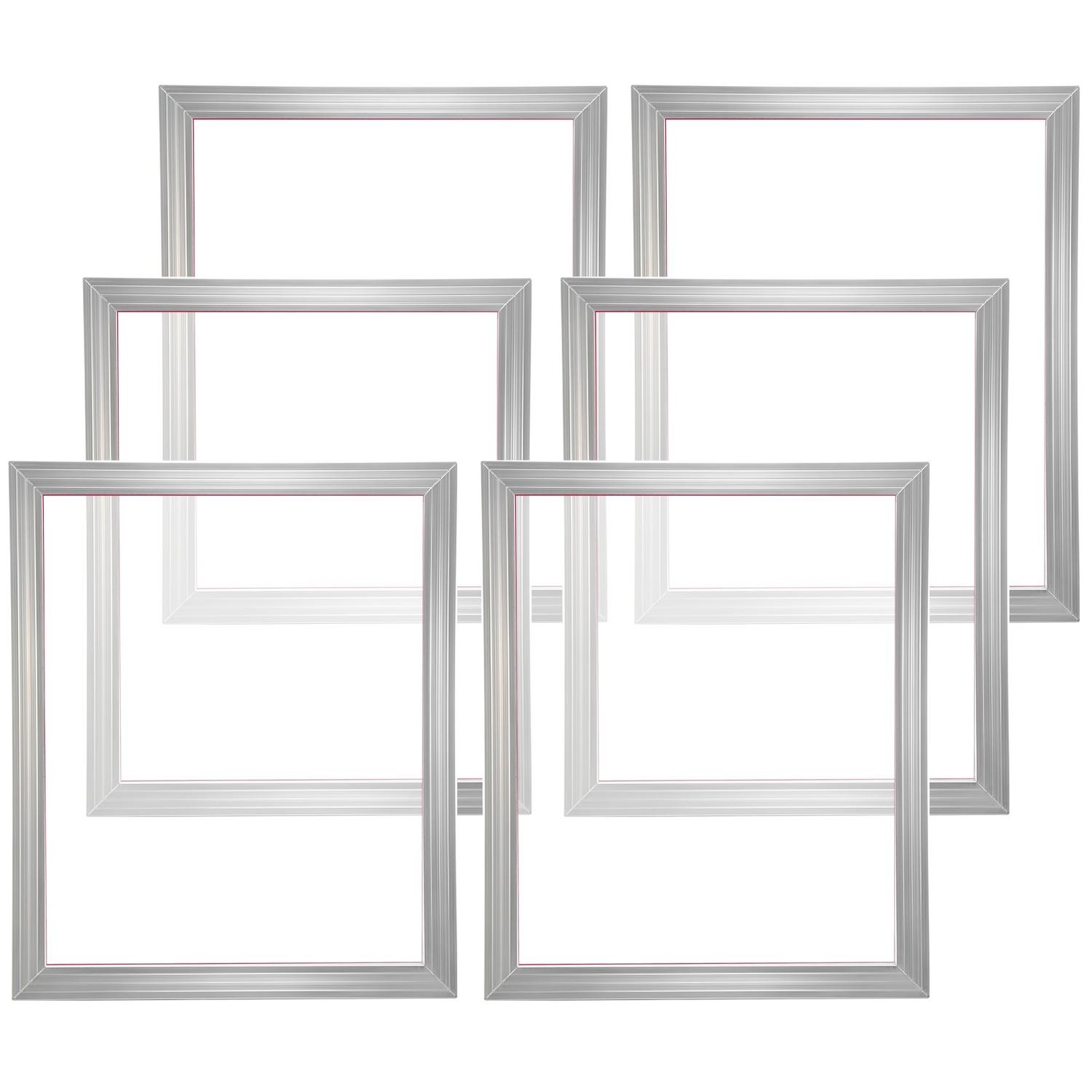 Zestaw do sitodruku Rama do sitodruku 20x24 cale Siatka 110 oczek 6 szt.