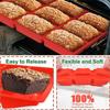 12-Cavity Silicone Cake Mold Heart-Shaped Non-Stick Baking Mold for Brownies Food-Grade Microwave Safe Cupcake Making Tool
