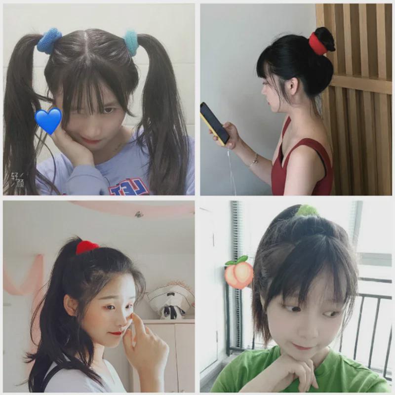 Candy Color Seamless Elastic Hair Band Set