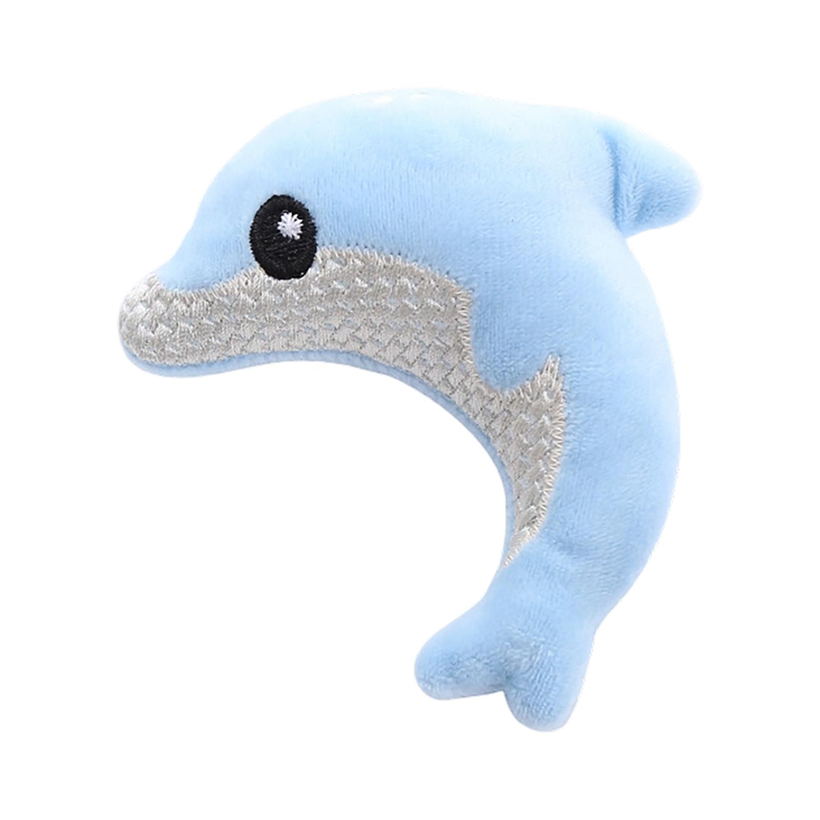 

Dolphin Plush Toy For Pet, Soft Fabric Toy With Cute Design For Indoor Entertainment One Size