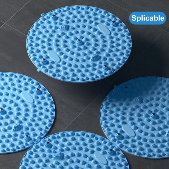 Fotmassagematta Vikbar design Bärbar zonterapidyna för avkoppling Ergonomisk akupressurmatta massageverktyg för promenader