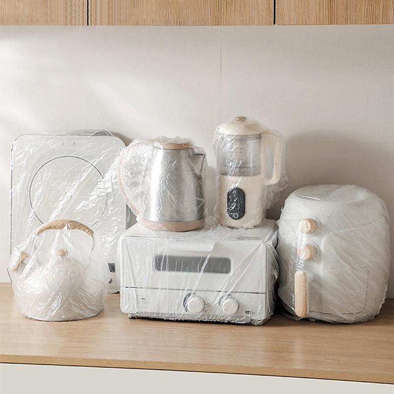 20/50 ks jednorázový kryt proti prachu pro domácí spotřebiče zesílený ventilátor vařič rýže mikrovlnná trouba univerzální průhledný kryt