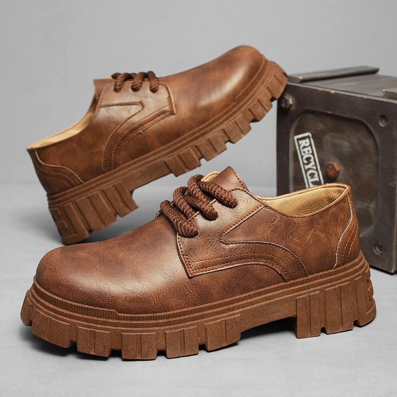 

Большого размера низкие ботинки Мартин мужские кожаные четырехсезонные мужские туфли тренд универсальные повседневные спортивные британские рабочие ботинки 44