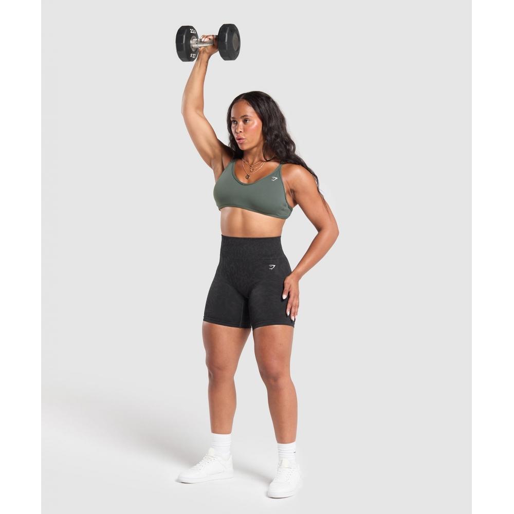 Gymshark Sujetador Deportivo Back Gains Pizarra Teal B8a5u Tbnh