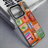 Sardines Fish Art Canned food Phone Case For iPhone 17,16,15,14,13,12,11 Plus,Pro Max,Colored Silver Phone Case