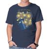 Unisex Crew Neck T-Shirt Travel Time Van Gogh Episode Graphic Short Sleeve Casual Tee