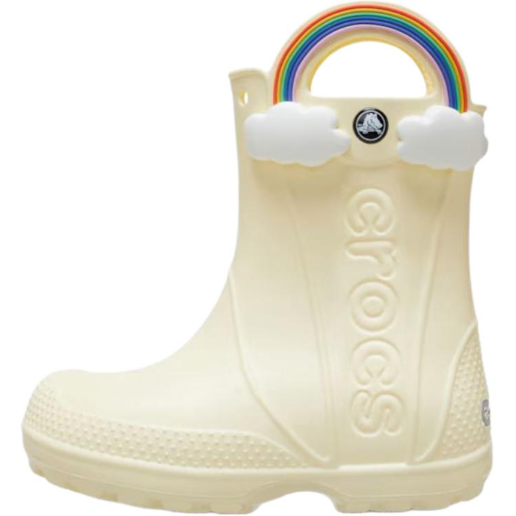 

Crocs Handle It Anti Slip Wear Resistant Kids Boots White Kids 33-34 белый