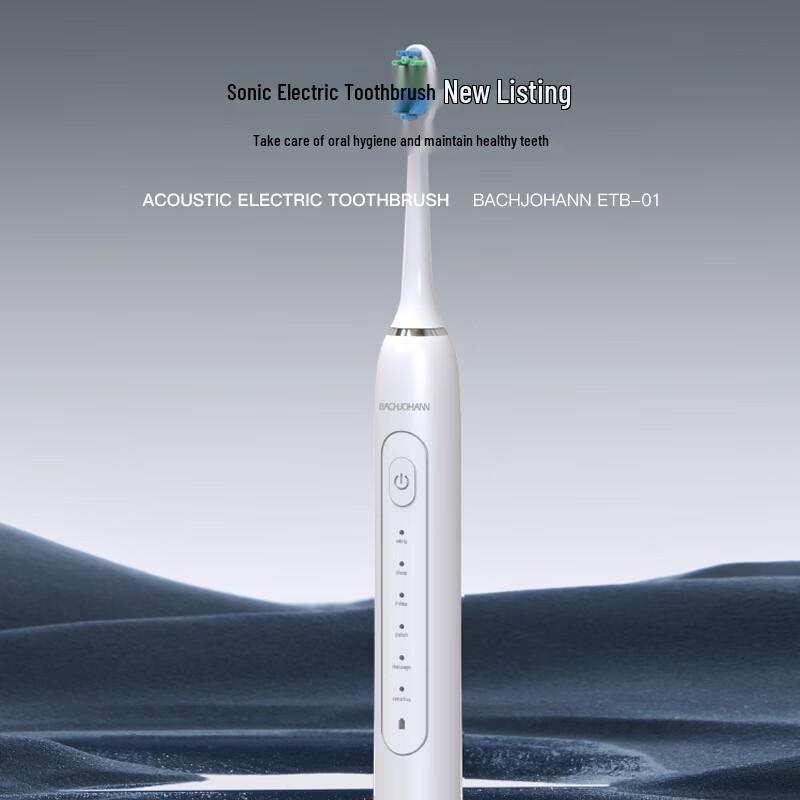 

Bach John Sonic Electric Toothbrush CN plug (adapter included)