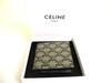 Authentic CELINE Trionf Canvas Black Leather Bifold Wallet Compact Wallet #b123  Seller refurbished