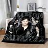 The Vampire Diaries Damon salvatore Blanket Flange Warm blanket Home travel blanket bed linings blankets for beds birthday gift