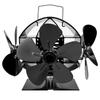 160-220 Air Volume Three Headed Stove Fan Wood Stove Fan Metal Materials Multiple Blade Options Quality Construction
