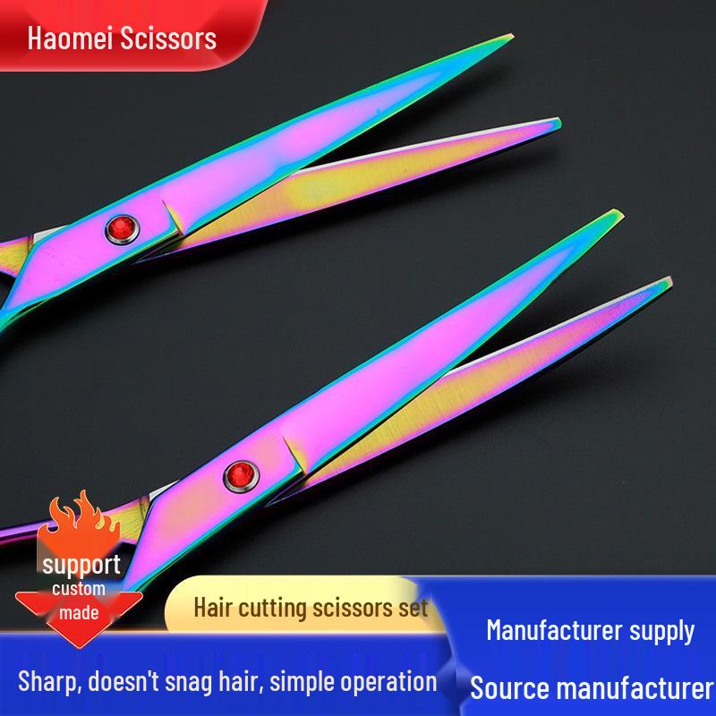 Purple 7-Inch Pet Grooming Scissors Set