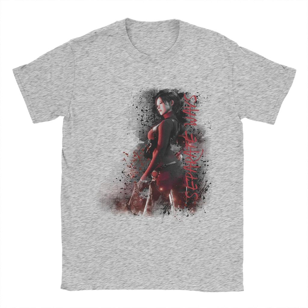 Separate Ways Ada Wong Tshirts Unisex Cotton Clothing Novelty Crewneck Short Sleeve