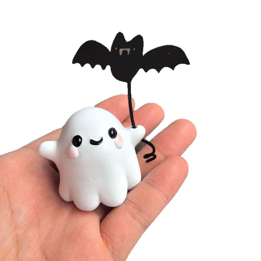 Cartoon Ghost Statue Resin Bat Ornaments Home Decoration Crafts Halloween Decorations  Outdoor