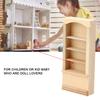 1:12 Puppenhaus Holz Bücherregal Modell für Puppen DIY Puppenhaus Möbel ZubehörBücherregal