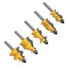 1PC 8mm Gambo Involucro e Base Stampaggio Router Bit Set CNC Linea coltello Taglierina per la lavorazione del legno Tenone Cutter per Strumenti di lavorazione del legno