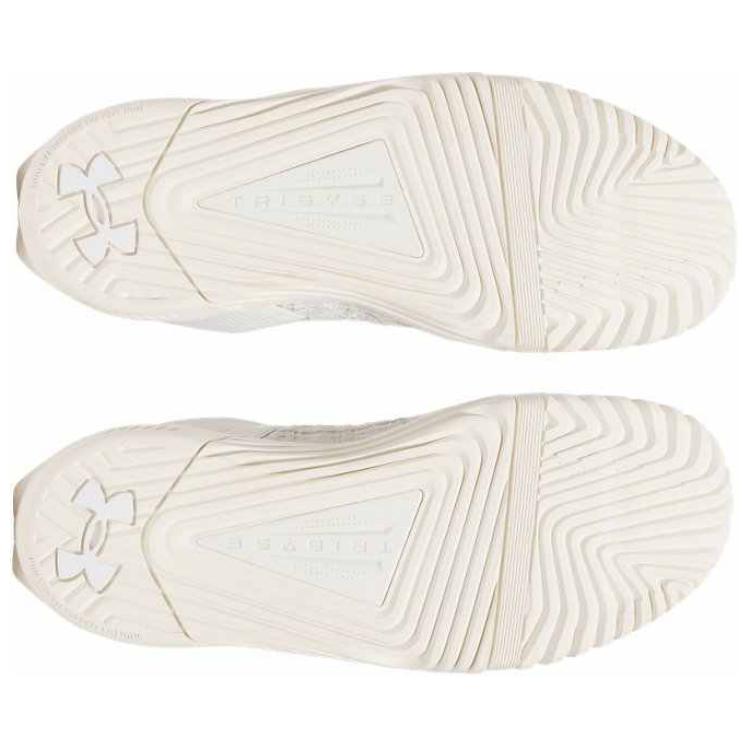 Under Armour TriBase Reign 6 Ivory Dune Men Sneakers Cream White-Quartz White 3027341-142