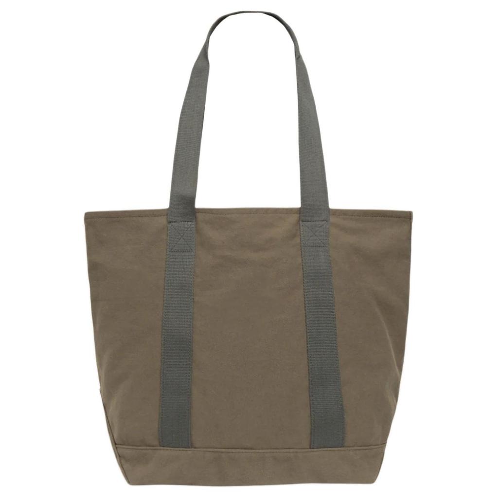 New Stussy Cotton Tote Bag, Shopping Bag, Shoulder Bag Extra Large Men's Green 134275-GREN