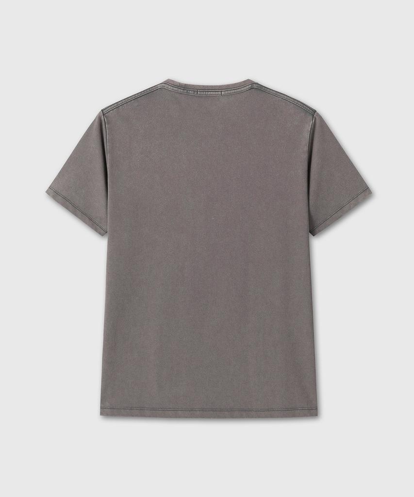 Daibeuin Washed Regular Fit T-Shirts (Charcoal)