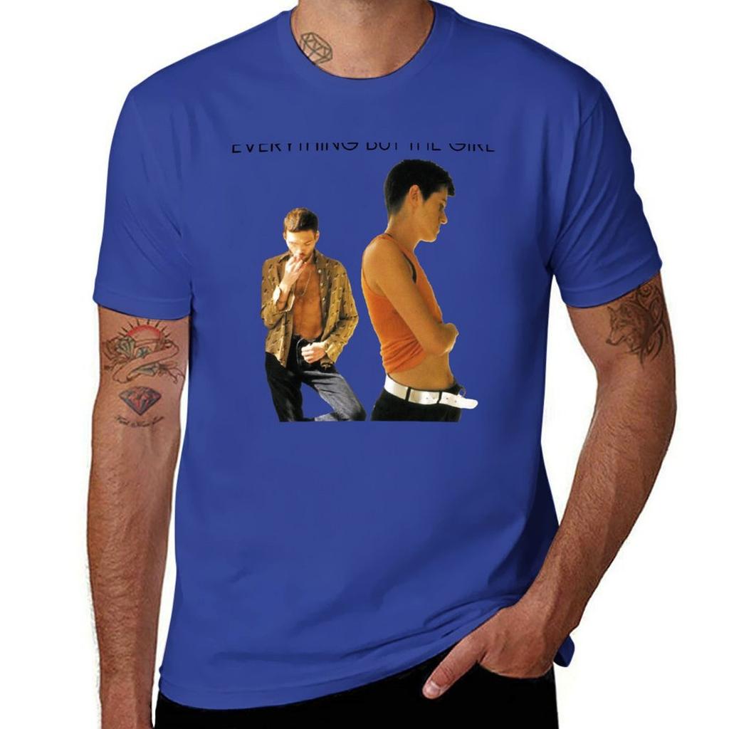 T-shirt Everything But The Girl pesanti vestiti estivi ragazzi stampa animale oversize magliette da allenamento per uomo