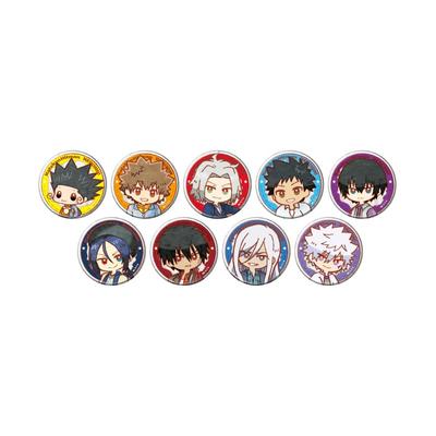 Katekyo Hitman Reborn 70 [Retro Art Illustration] Can Badge Complete Set (Box of 9)