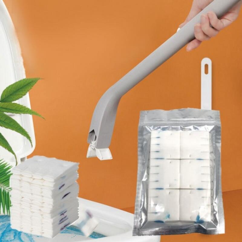 

6 refillable pulp brushes (for refilling pulp brush toilet bowl brushes)