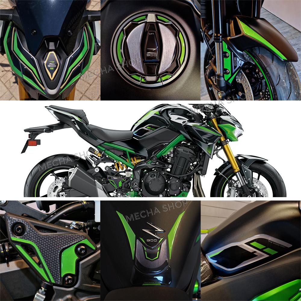 3D Motorcycle Fuel Tank Sticker Oil Gas Cap Cover Protector Decals Kit Accessories Waterproof For Z900 Z 900 SE 2025