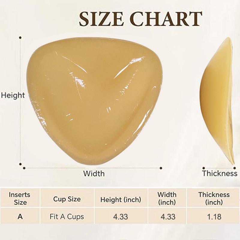 Силиконовые накладки на бюстгальтер для женщин, многоразовые накладки на грудь, невидимая наклейка на грудь A Cup