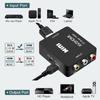 Runbod RCA To HDMI Conversion Converter AV Composite HDMI Conversion Converter 3 Color Terminal To HDMI Conversion Converter 1080P Cable [USB