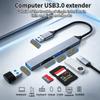 5-in-1 USB C Expansion Dock Hub Docking Station TF/SD Card Reader USB3.0 5Gbps Type C Plug and Play for PC Laptop Notebook