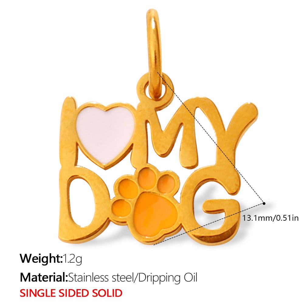 

Cartoon Pet Series Stainless Steel Necklace & Bracelet Pendant for Women