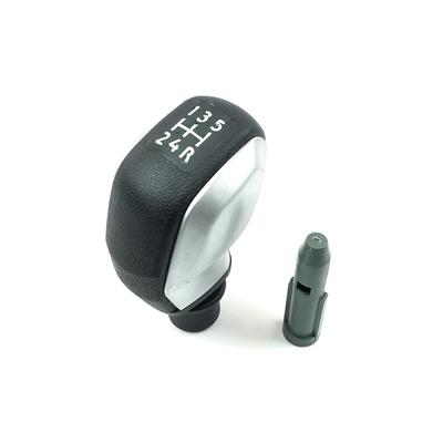 ESP980 Manual Gear 5-Speed Shift Stick Knob Styling Head Matt Silver Chrome Black with Adapter 96738471VV For Peugeot Citroen